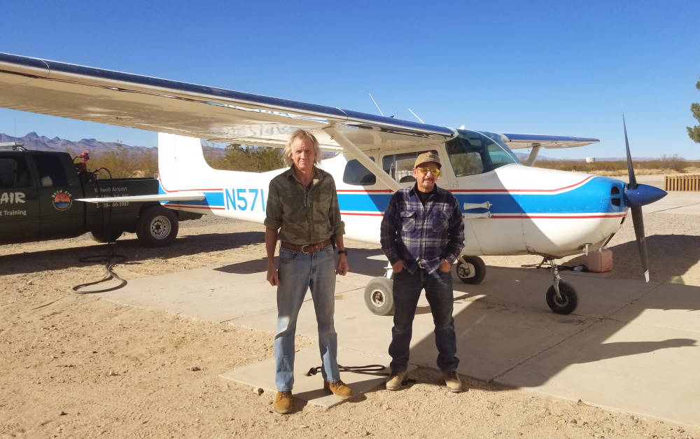 Bush Air - Backcountry flight training. CC Pocock with Bill Weddel from New Mexico, USA.