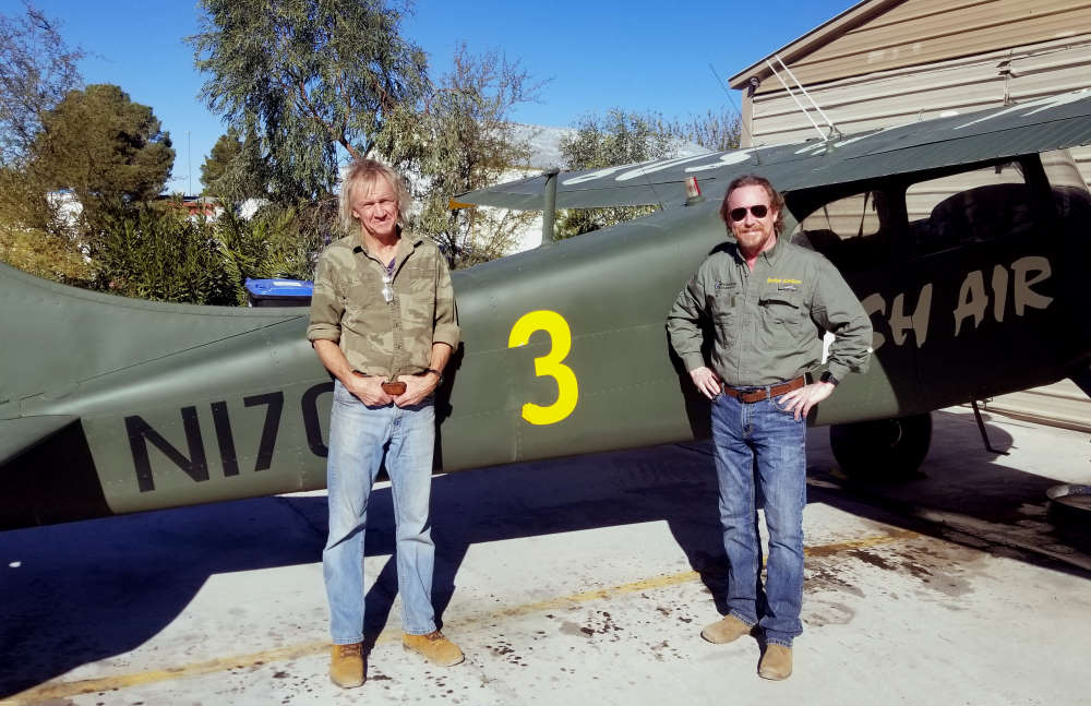 Bush Air - Backcountry flight training. CC Pocock with Randy Craven from Colorado. Bush Air C170B.