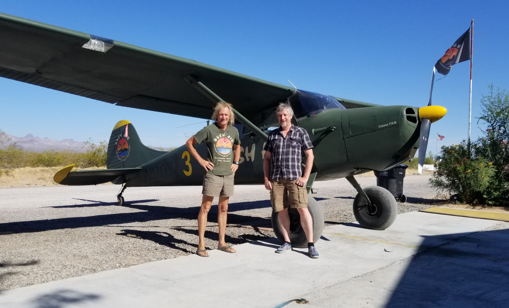 Bush Air - Backcountry flying course. CC Pocock with Carsten Thies and the Bush Air C170B Bushplane trainer