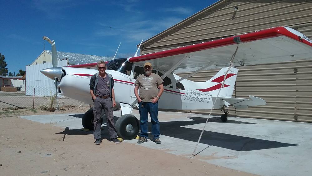 Bush Air - Advanced flying course. CC Pocock and Jay Holt with his Maule M5.